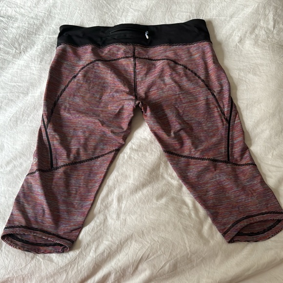 Multicolored crop leggings - Picture 4 of 10